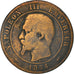 Moneda, Francia, Napoleon III, Napoléon III, 10 Centimes, 1854, Paris, BC