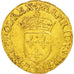 FRANCE, Ecu d'or, 1578, Poitiers, AU(50-53), Gold, Sombart #4932, 3.34