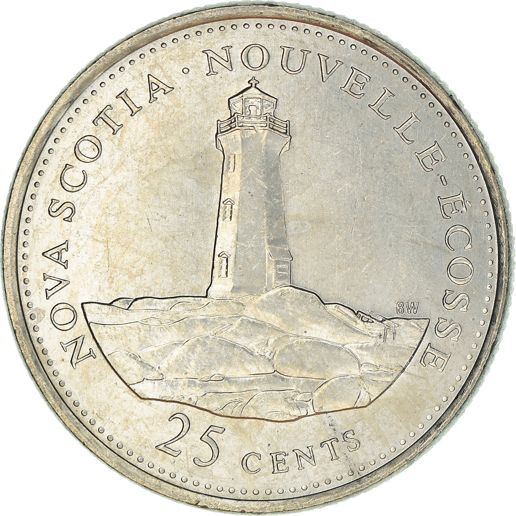 Moneta, Canada, Elizabeth II, 25 Cents, 1992, Royal Canadian Mint, Ottawa, BB+
