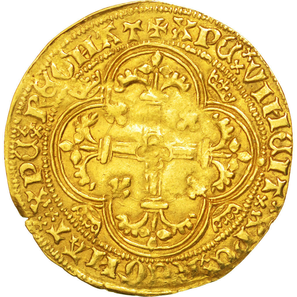 FRANCE, Royal d'or, Poitiers, EF(40-45), Gold, Duplessy #455A, 3.75