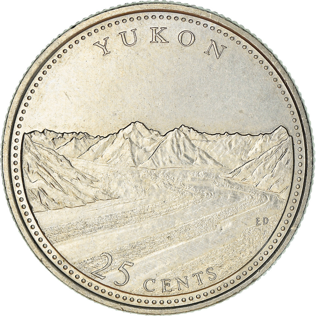 Coin, Canada, Elizabeth II, 25 Cents, 1992, Royal Canadian Mint, Ottawa