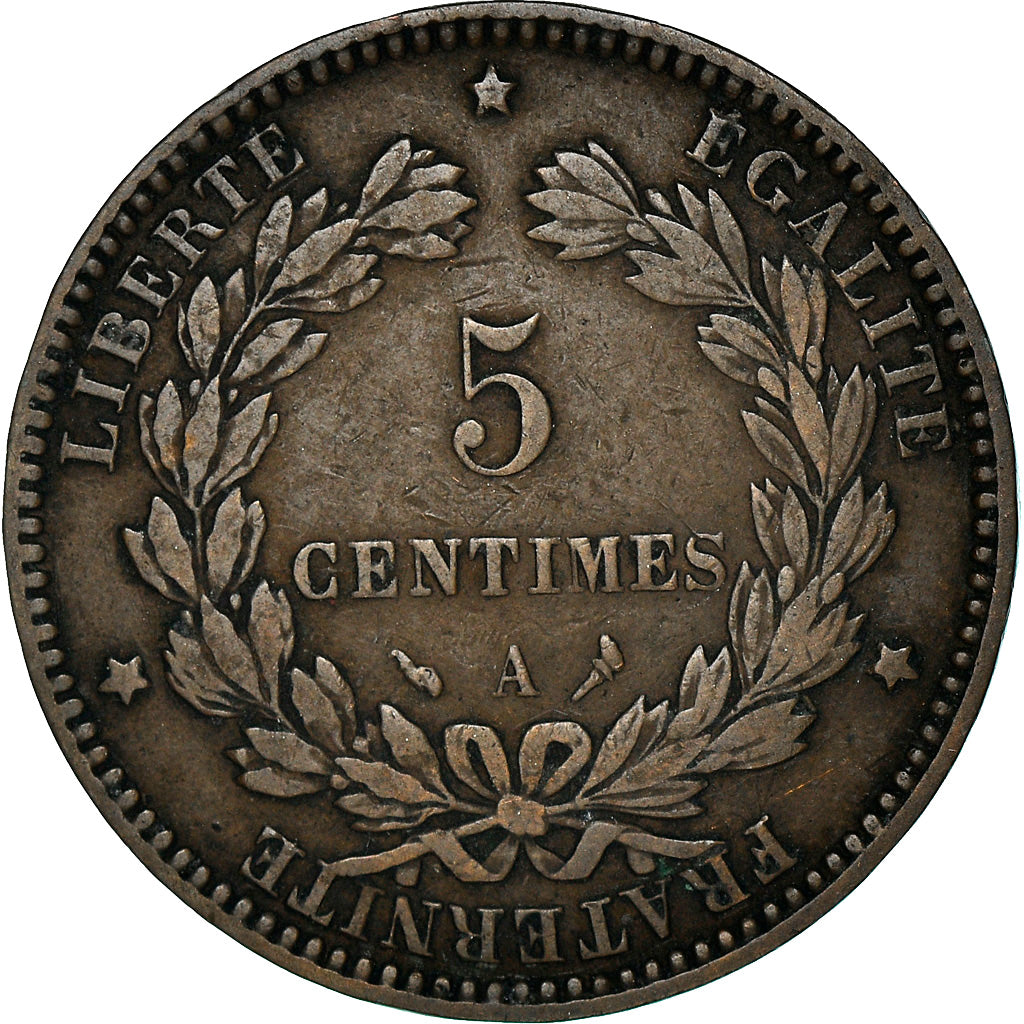 Coin, France, Cérès, 5 Centimes, 1898, Paris, EF(40-45), Bronze, KM:821.1