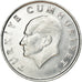 Coin, Turkey, 5 Lira, 1989, MS(64), Aluminum, KM:963