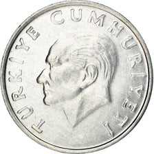 Münze, Türkei, 10 Lira, 1989, UNZ+, Aluminium, KM:964