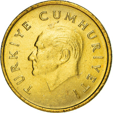 Münze, Türkei, 50 Lira, 1989, UNZ+, Aluminum-Bronze, KM:987