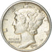 Moneta, Stati Uniti, Mercury Dime, Dime, 1941, U.S. Mint, Denver, BB+, Argento