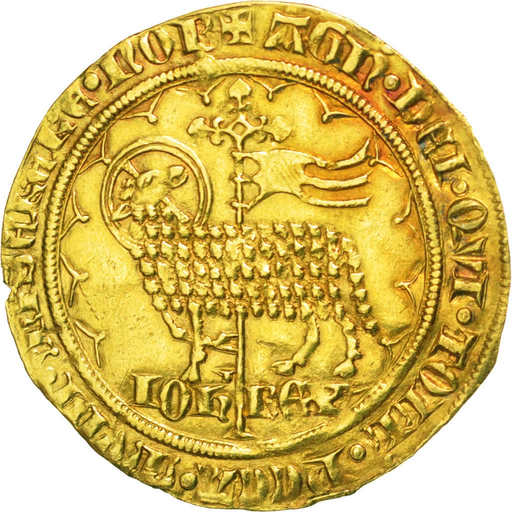 FRANCE, Mouton d'or, AU(55-58), Gold, Duplessy #291, 4.55