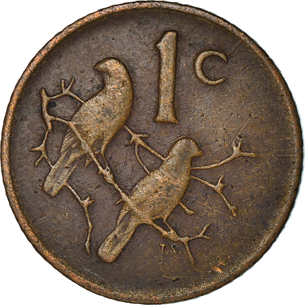 Coin, South Africa, Cent, 1975, VF(30-35), Bronze, KM:82