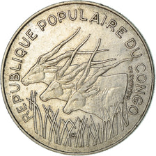 Coin, Congo Republic, 100 Francs, 1983, Paris, EF(40-45), Nickel, KM:2