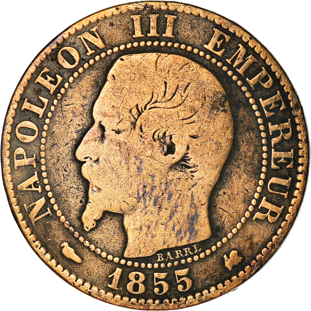 Münze, Frankreich, Napoleon III, Napoléon III, 5 Centimes, 1855, Bordeaux