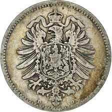 Münze, GERMANY - EMPIRE, Wilhelm I, Mark, 1874, Munich, SS, Silber, KM:7