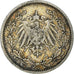 Coin, GERMANY - EMPIRE, 1/2 Mark, 1905, Berlin, EF(40-45), Silver, KM:17