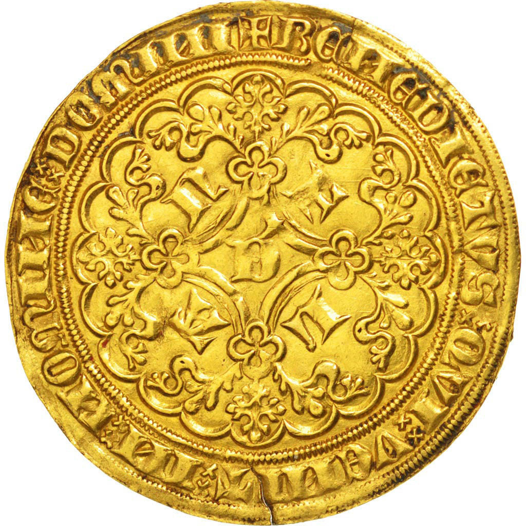 FRANCE, Lion d'or, Gent, AU(55-58), Gold, Boudeau #2225, Delmonte #460, 5.31