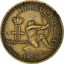 Moneta, Monaco, Louis II, Franc, 1926, Poissy, MB+, Alluminio, KM:120
