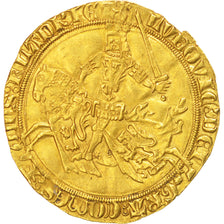 FLANDRE, Louis II de Mâle, Franc à cheval, Gand, Delmonte 458