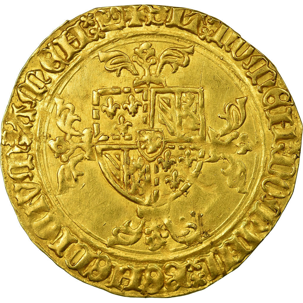 Coin, France, Lion d'or, Bruges, AU(55-58), Gold, Boudeau:2257