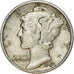 Coin, United States, Mercury Dime, Dime, 1942, U.S. Mint, San Francisco