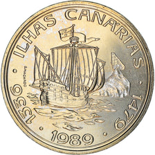 Moeda, Portugal, 100 Escudos, 1989, MS(64), Cobre-níquel, KM:646