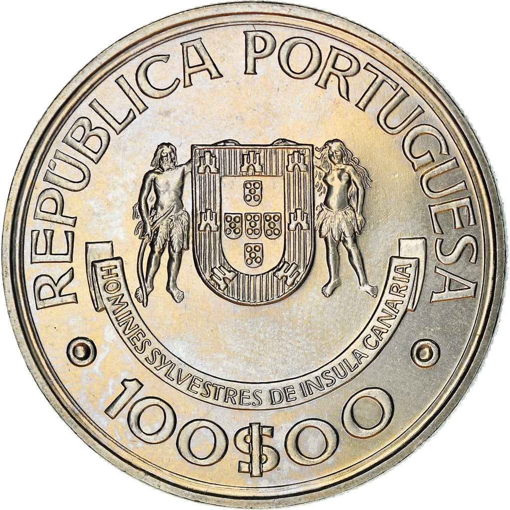 Moeda, Portugal, 100 Escudos, 1989, MS(64), Cobre-níquel, KM:646