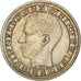 Coin, Belgium, Baudouin I, 50 Francs, 50 Frank, 1958, AU(55-58), Silver