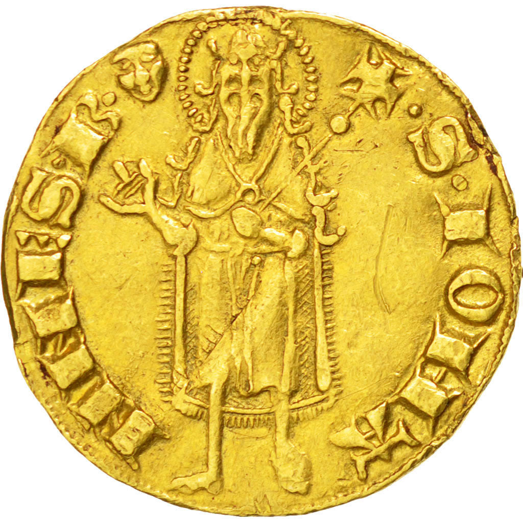 Italy, Florin, Florence, AU(50-53), Gold, 3.47