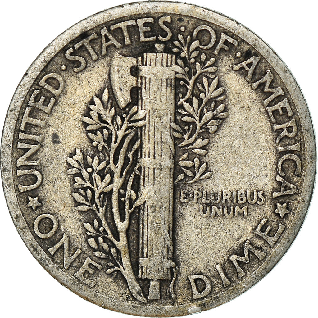 Monnaie, États-Unis, Mercury Dime, Dime, 1934, U.S. Mint, Philadelphie, TTB