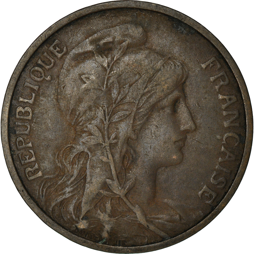 Coin, France, Dupuis, 5 Centimes, 1914, Paris, EF(40-45), Bronze, KM:842
