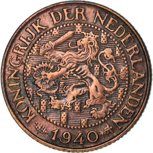 Coin, Netherlands, Wilhelmina I, Cent, 1940, VF(20-25), Bronze, KM:152