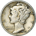 Coin, United States, Mercury Dime, Dime, 1939, U.S. Mint, Philadelphia