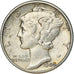 Coin, United States, Mercury Dime, Dime, 1940, U.S. Mint, Philadelphia