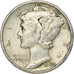 Moneta, Stati Uniti, Mercury Dime, Dime, 1940, U.S. Mint, San Francisco, BB