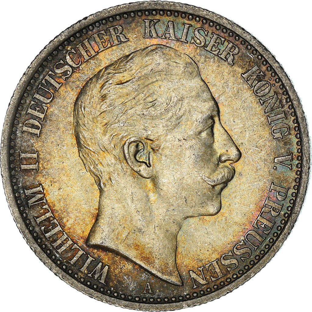 Münze, Deutsch Staaten, PRUSSIA, Wilhelm II, 2 Mark, 1905, Berlin, VZ, Silber