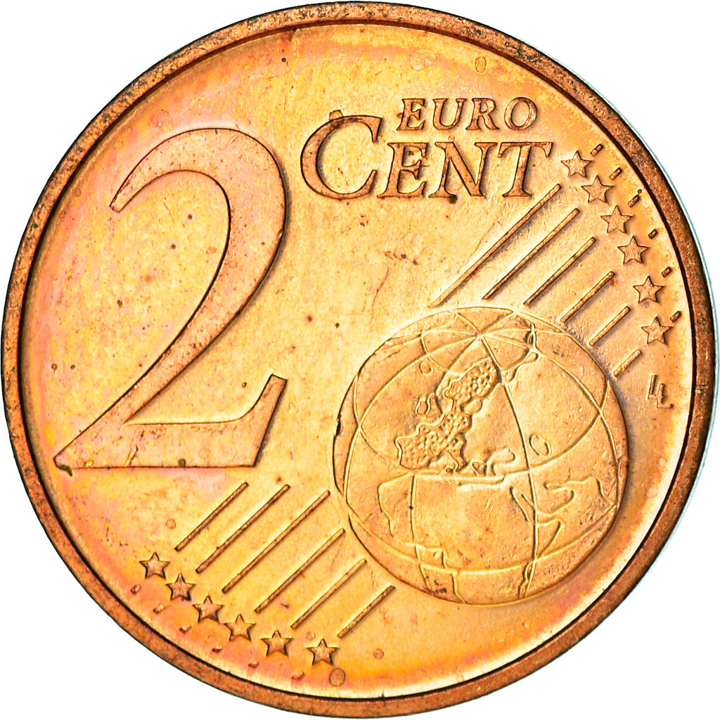 Austria, 2 Euro Cent, 2002, Vienna, MBC+, Cobre chapado en acero, KM:3083
