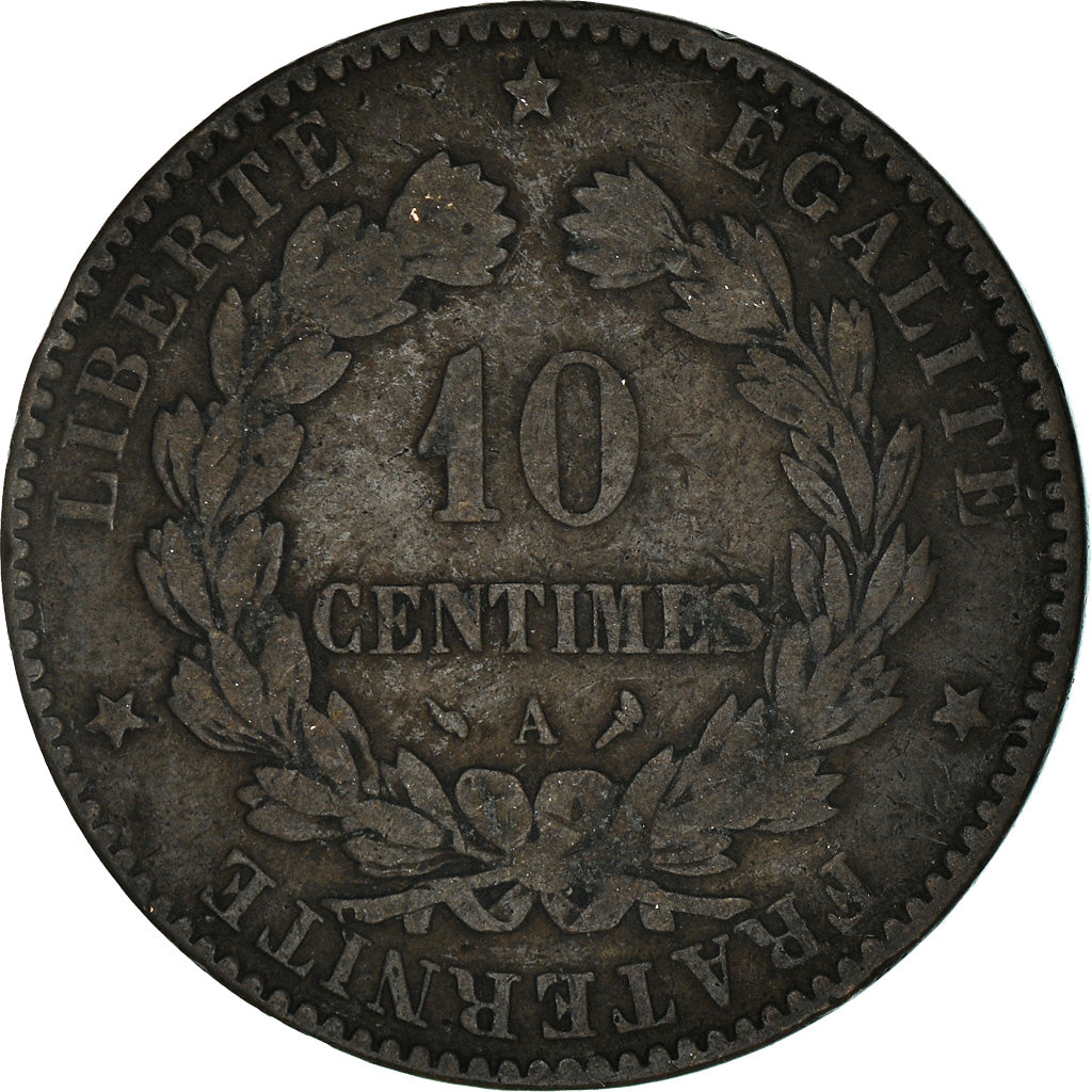 Coin, France, Cérès, 10 Centimes, 1897, Paris, VF(30-35), Bronze, KM:815.1