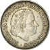 Coin, Netherlands, Juliana, 2-1/2 Gulden, 1964, EF(40-45), Silver, KM:185