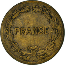 Coin, France, France Libre, 2 Francs, 1944, Philadelphia, VF(30-35), Brass