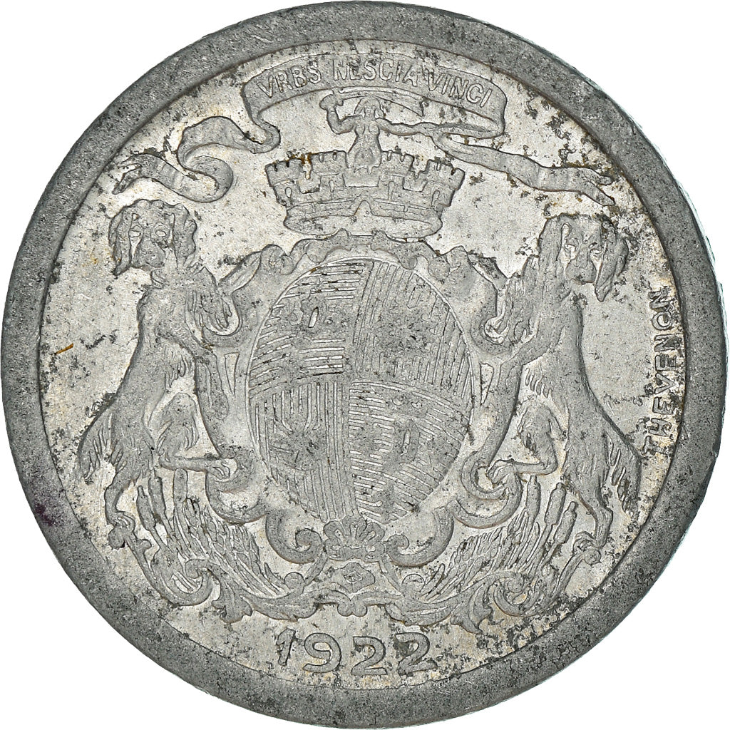 Monnaie, France, Union Commerciale et Industrielle, Péronne, 10 Centimes, 1922