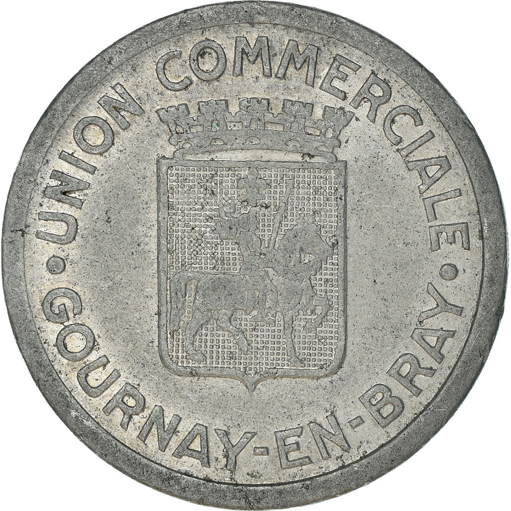 Monnaie, France, Union Commerciale, Gourney-en-Bray, 25 Centimes, TTB+