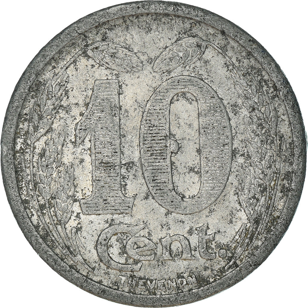 Monnaie, France, 10 Centimes, 1921, TB+, Aluminium, Elie:10.2