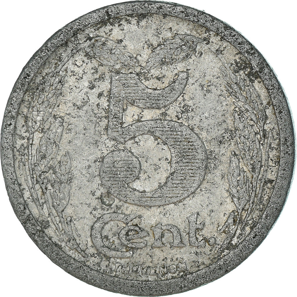 Munten, Frankrijk, Chambre de Commerce, Evreux, 5 Centimes, 1921, FR+