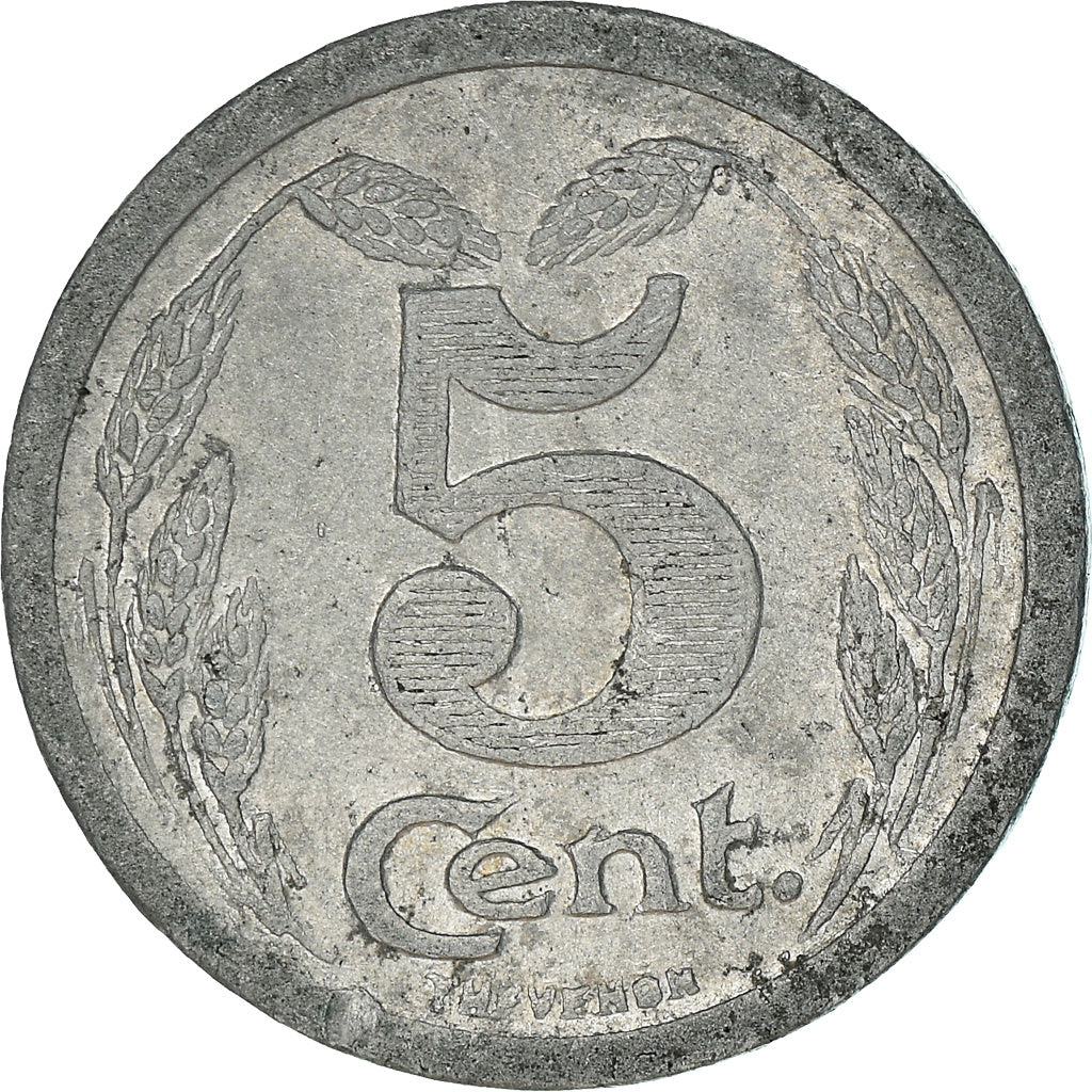 Coin, France, Chambre de Commerce, Evreux, 5 Centimes, 1921, AU(50-53)