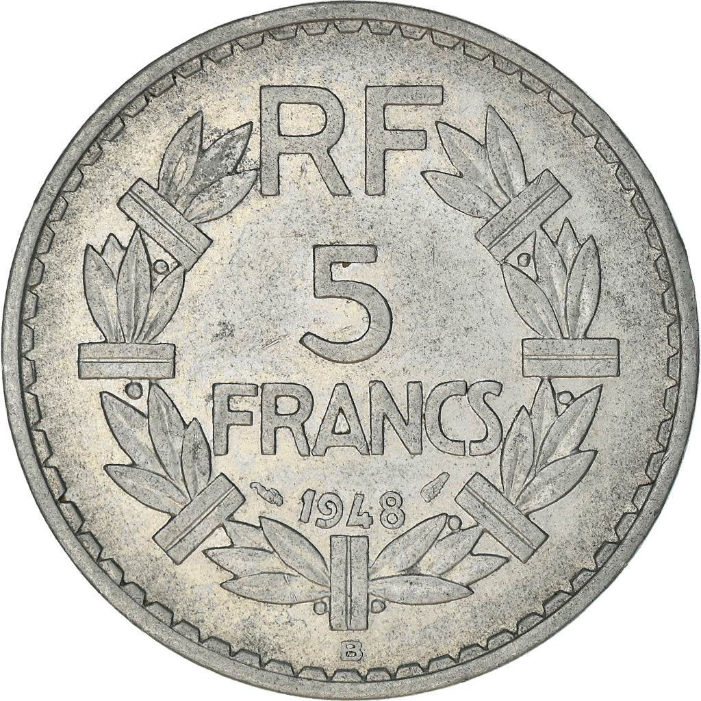Coin, France, Lavrillier, 5 Francs, 1948, Beaumont - Le Roger, VF(30-35)