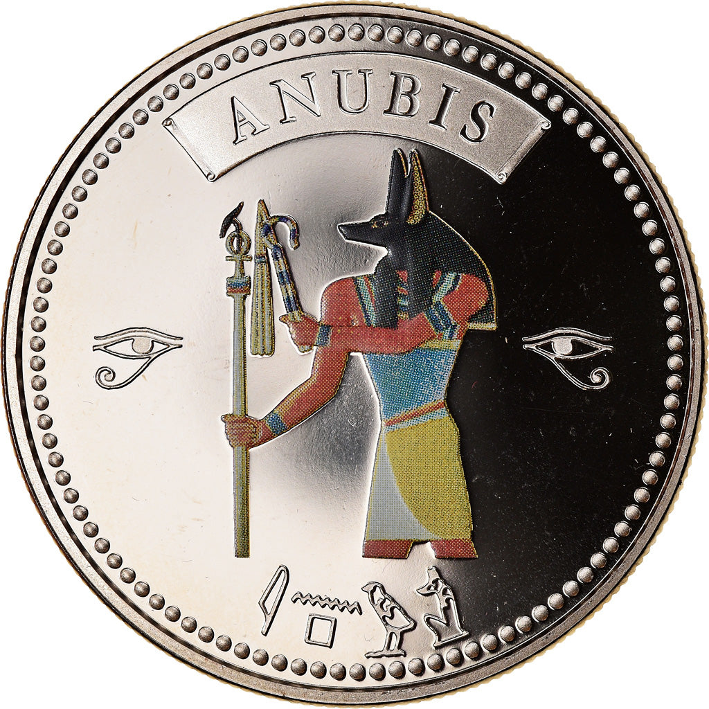 Egypt, Medal, Trésors d'Egypte, Anubis, MS(65-70), Copper-nickel