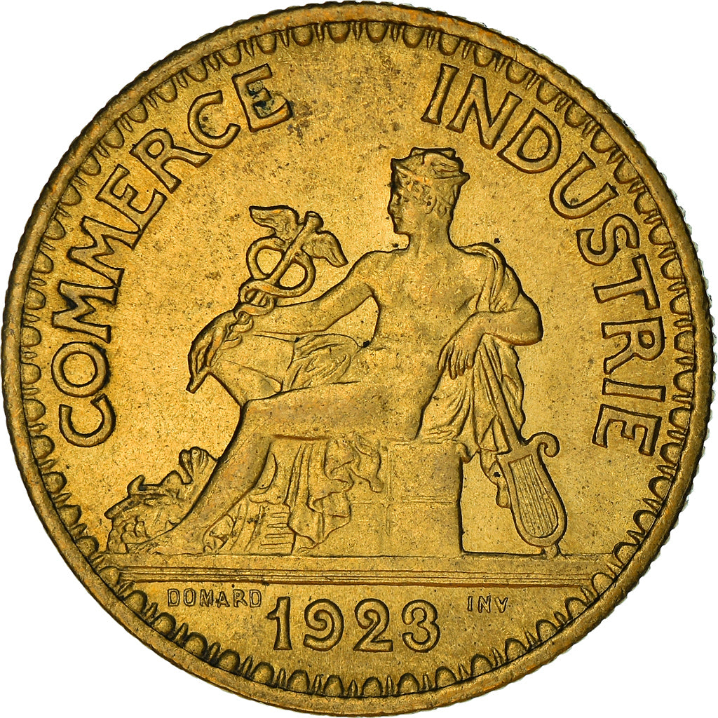 Münze, Frankreich, Chambre de commerce, 2 Francs, 1923, Paris, VZ