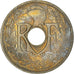 Münze, Frankreich, Lindauer, 25 Centimes, 1926, SS, Copper-nickel, KM:867a
