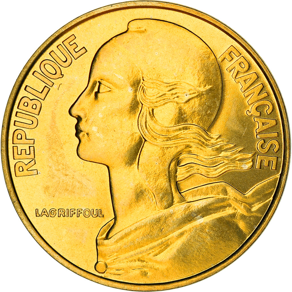 Munten, Frankrijk, Marianne, 20 Centimes, 1985, Paris, UNC-, Aluminum-Bronze