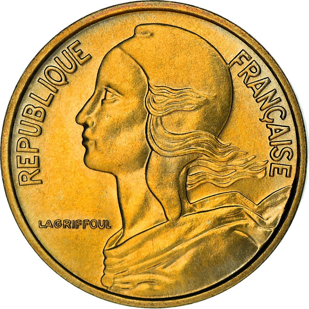 Coin, France, Marianne, 5 Centimes, 1971, Paris, MS(63), Aluminum-Bronze