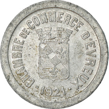 Moeda, França, Union Commerciale, Evreux, 5 Centimes, 1921, AU(55-58)