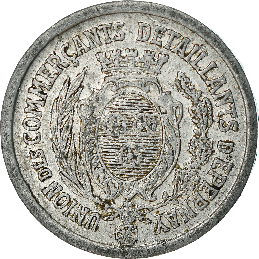 Moneta, Francia, Union des Commerçants Détaillants, Epernay, 5 Centimes, 1922