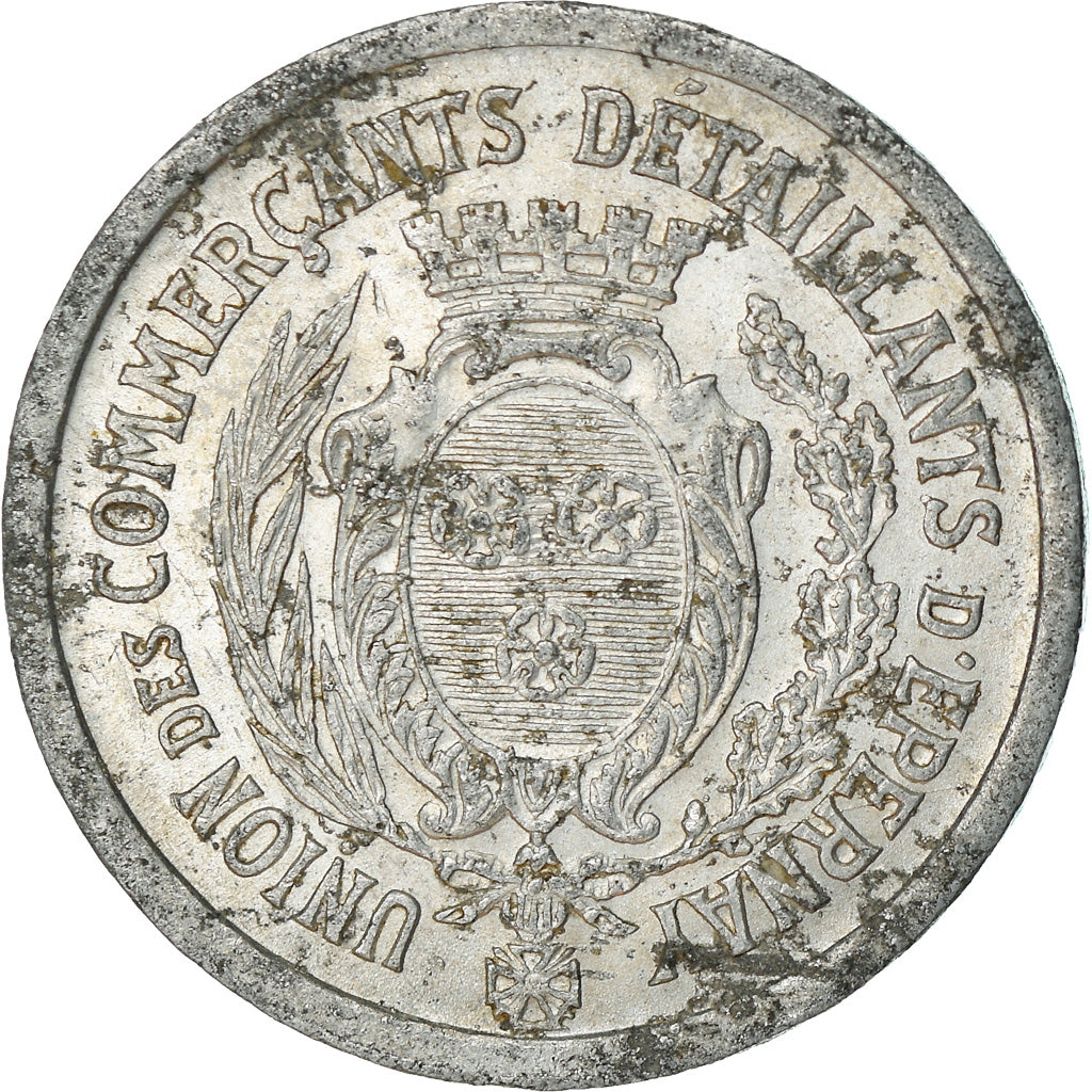 Coin, France, Union des Commerçants Détaillants, Epernay, 5 Centimes, 1922